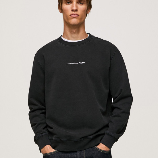 Pepe Jeans Ανδρικό φούτερ David Crew Basic Logo Sweatshirt